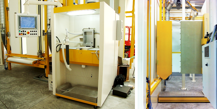 MS FCB Powder Booth System Installation example