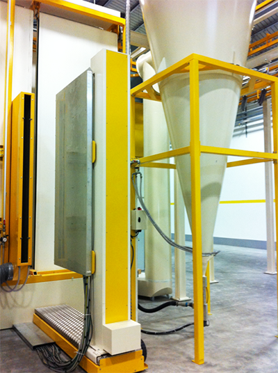 MS FCB Powder Booth System Installation example